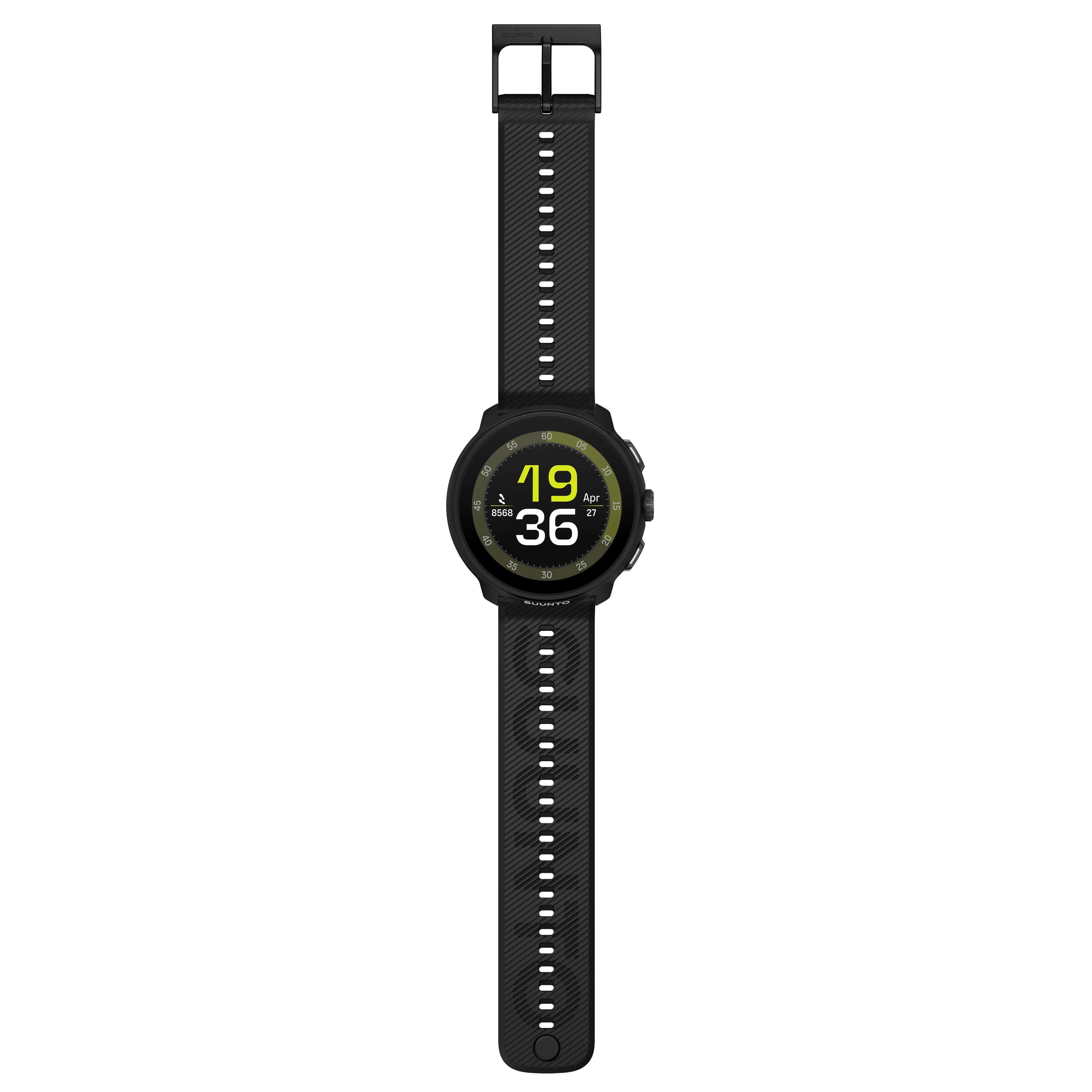 Suunto 22mm Athletic 6 Silicone Strap All Black S+M - Image 2
