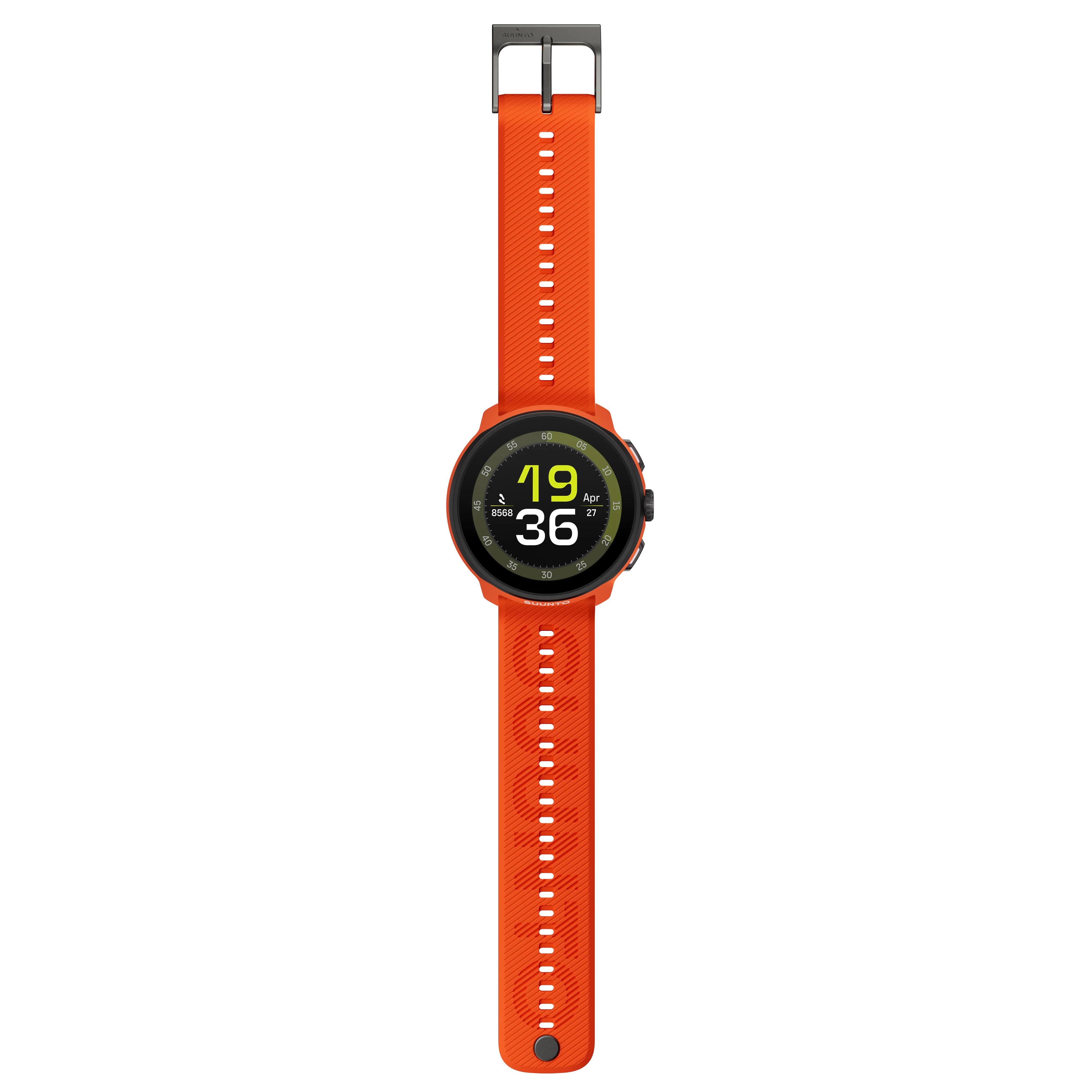 Suunto 22mm Athletic 6 Silicone Strap Coral Orange S+M - Image 2