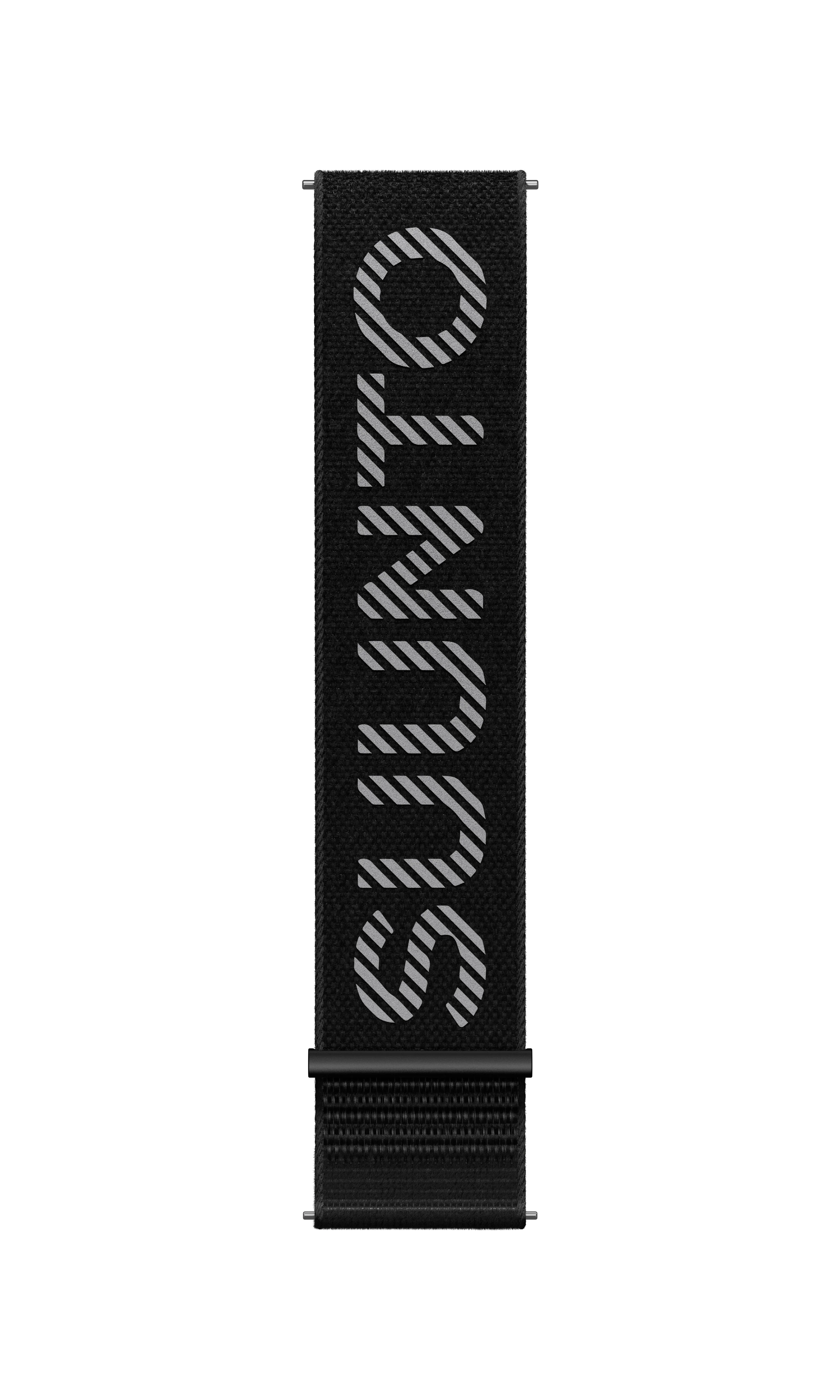 Suunto 22mm Athletic 7 Loop Textile Strap Black S/M+M/L