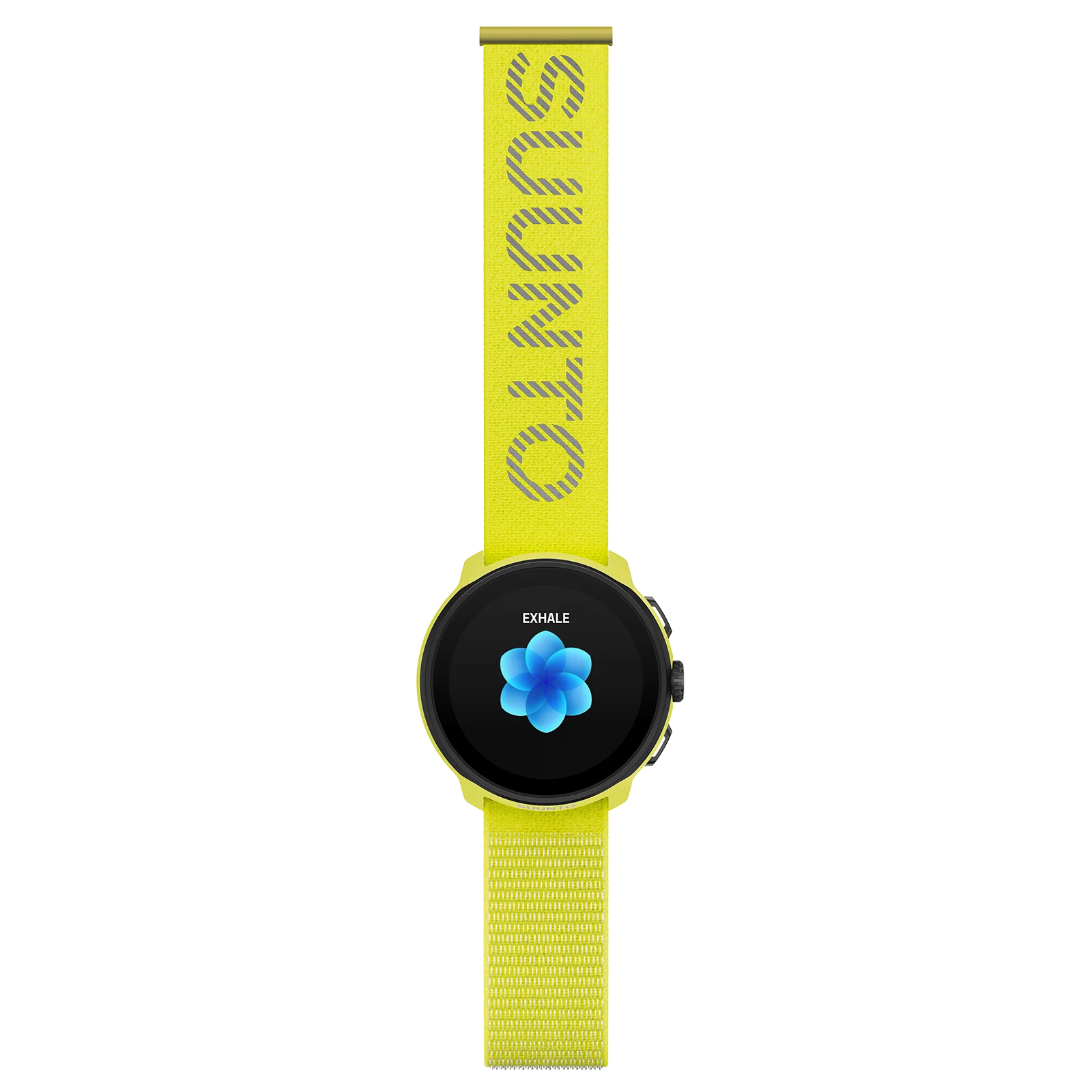 Suunto 22mm Athletic 7 Loop Textile Strap Lime S/M+M/L - Image 2