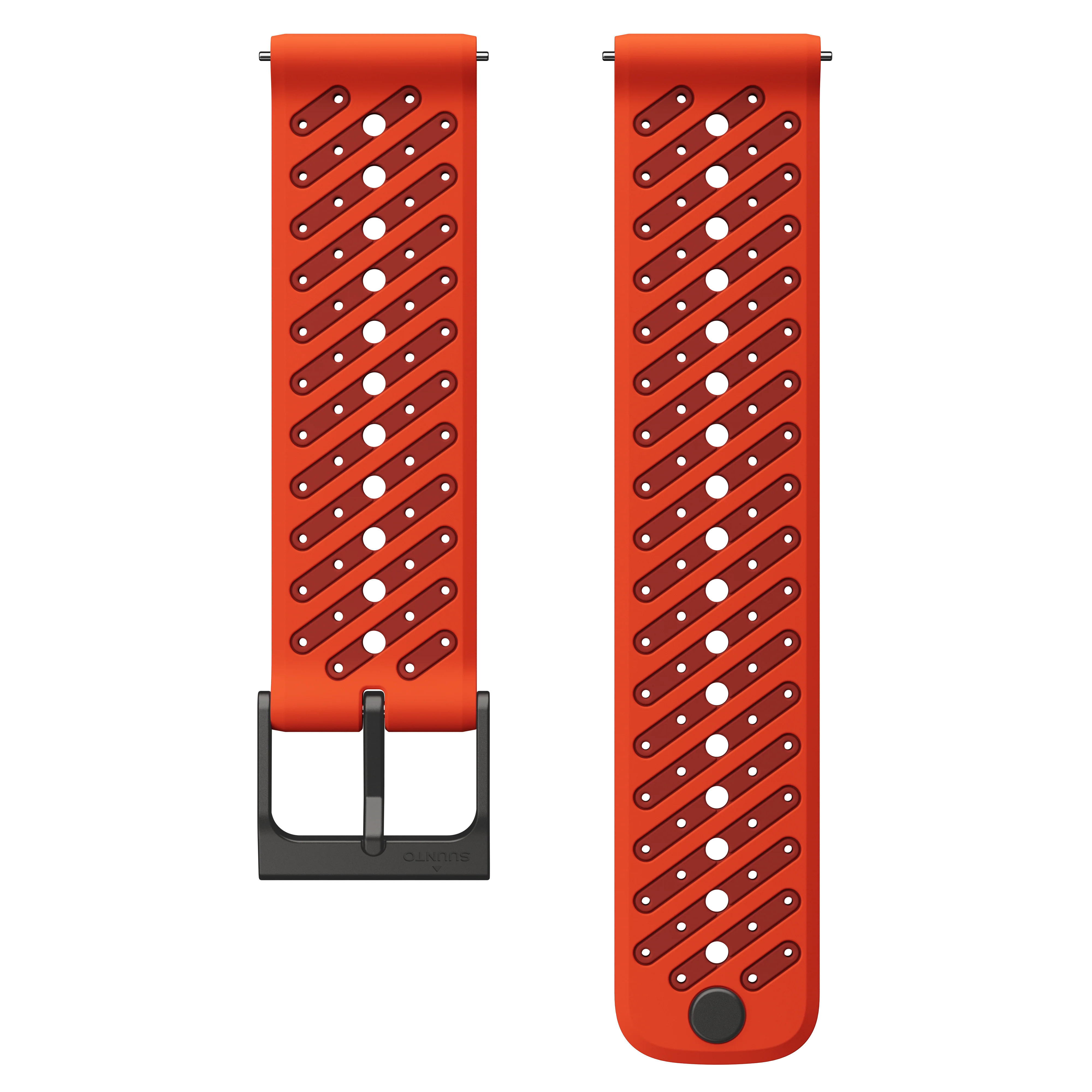 Suunto 22mm Athletic 8 Siliocne Strap Coral Orange S+M - Image 2