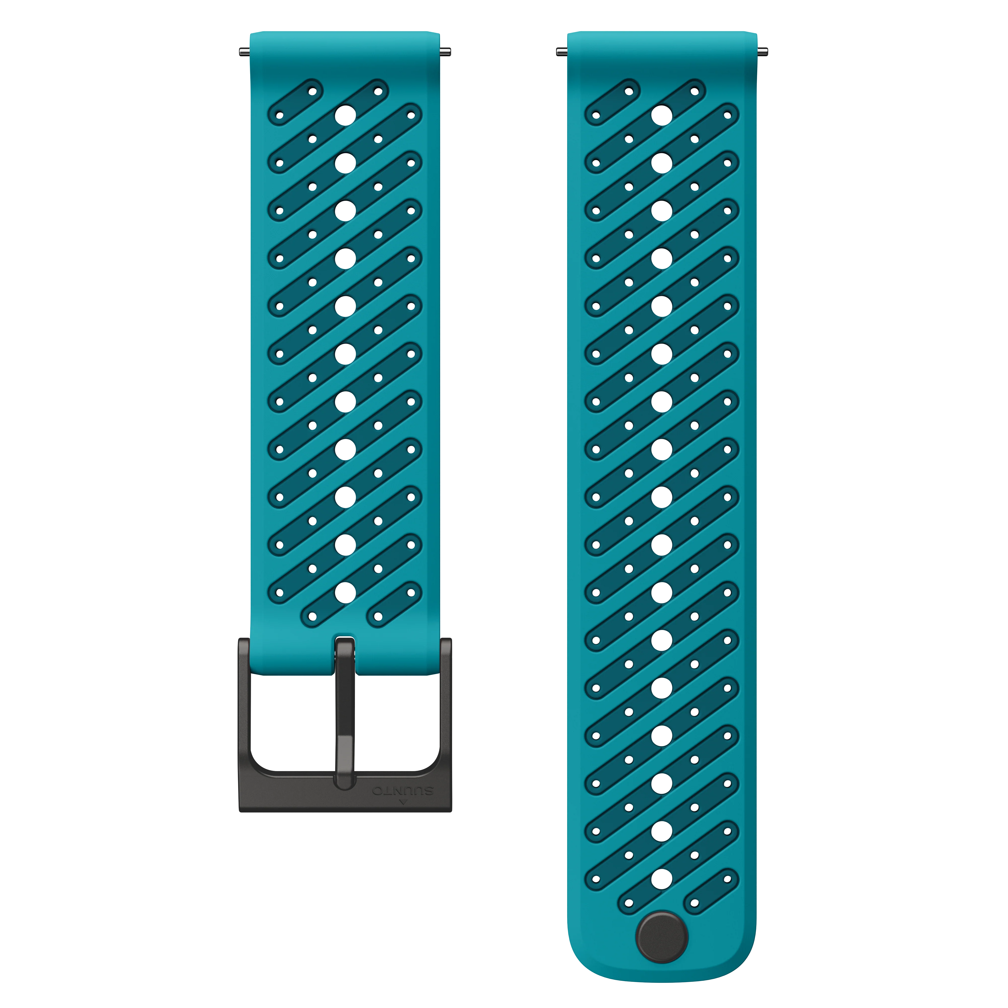 Suunto 22mm Athletic 8 Siliocne Strap Wave Blue S+M - Image 2