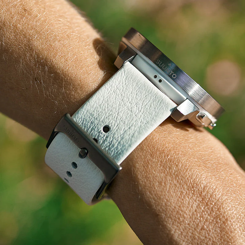Suunto 22mm Urban 6 Leather Strap Birch White M - Image 2
