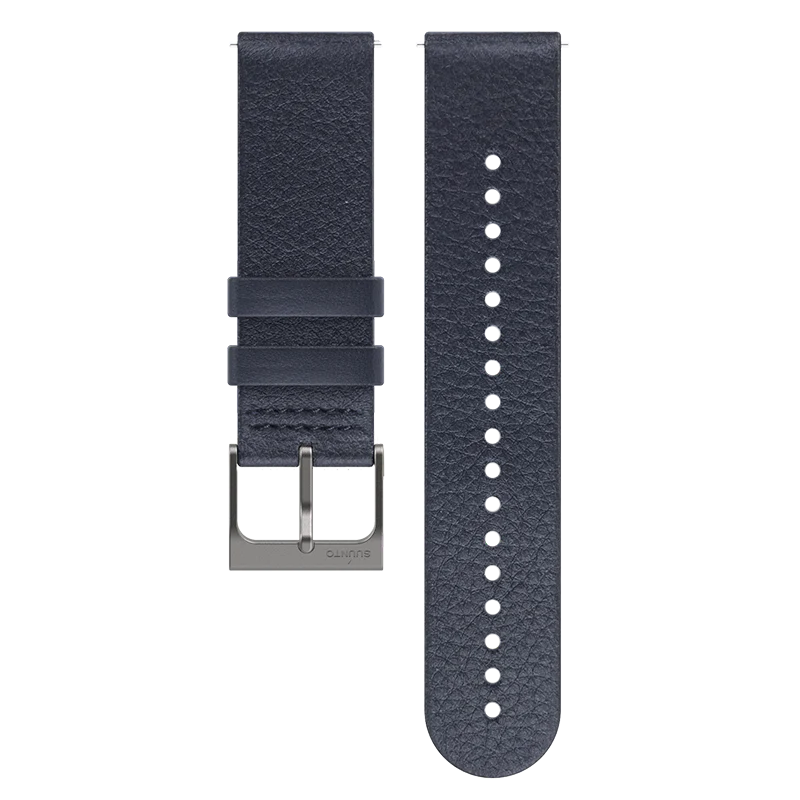 Suunto 22mm Urban 6 Leather Strap Granite Blue M