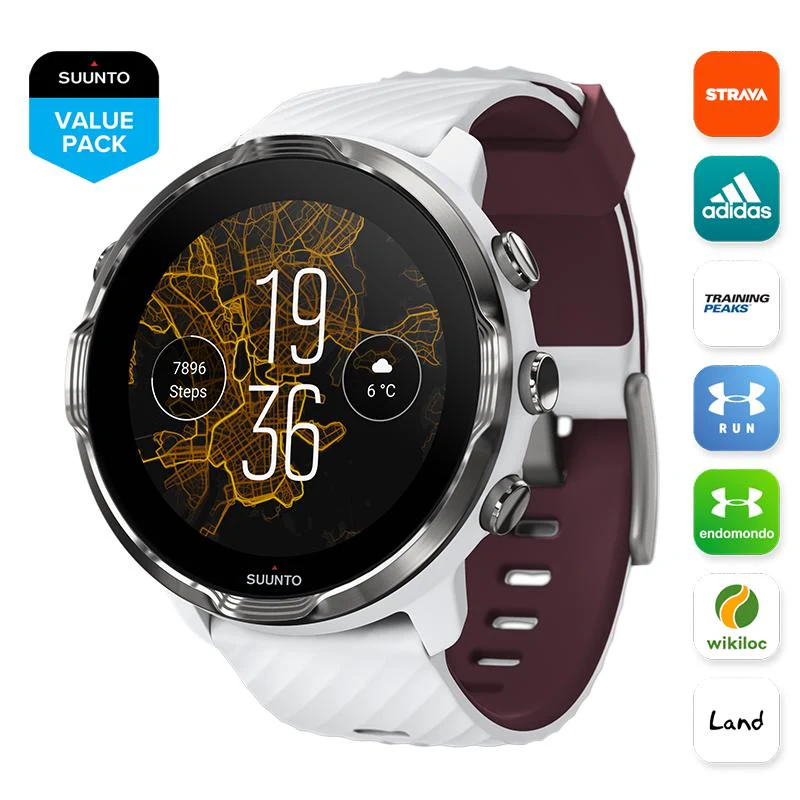Suunto 7 White Burgundy - Image 6
