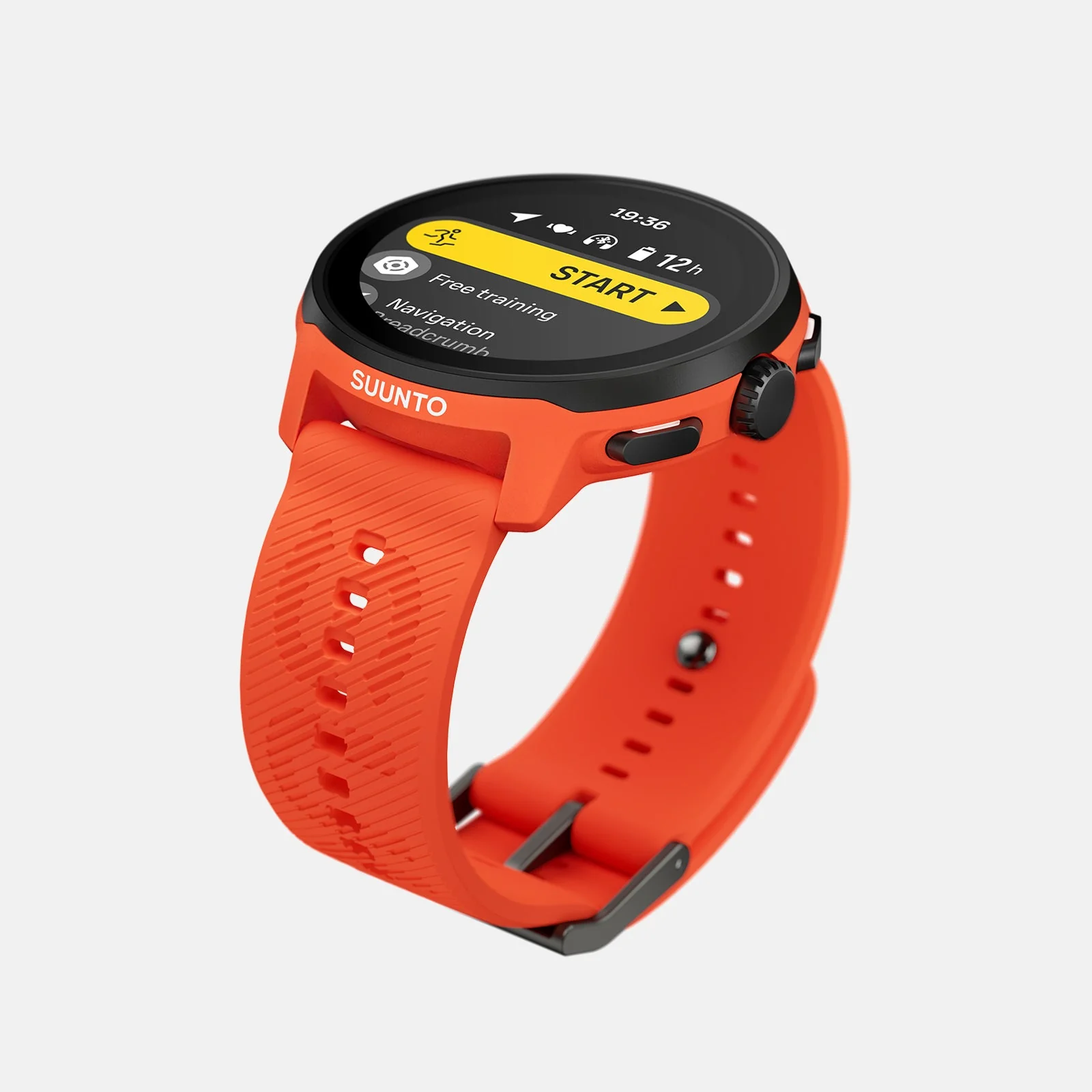 Suunto Run Coral Orange with Silicone Strap - Image 3