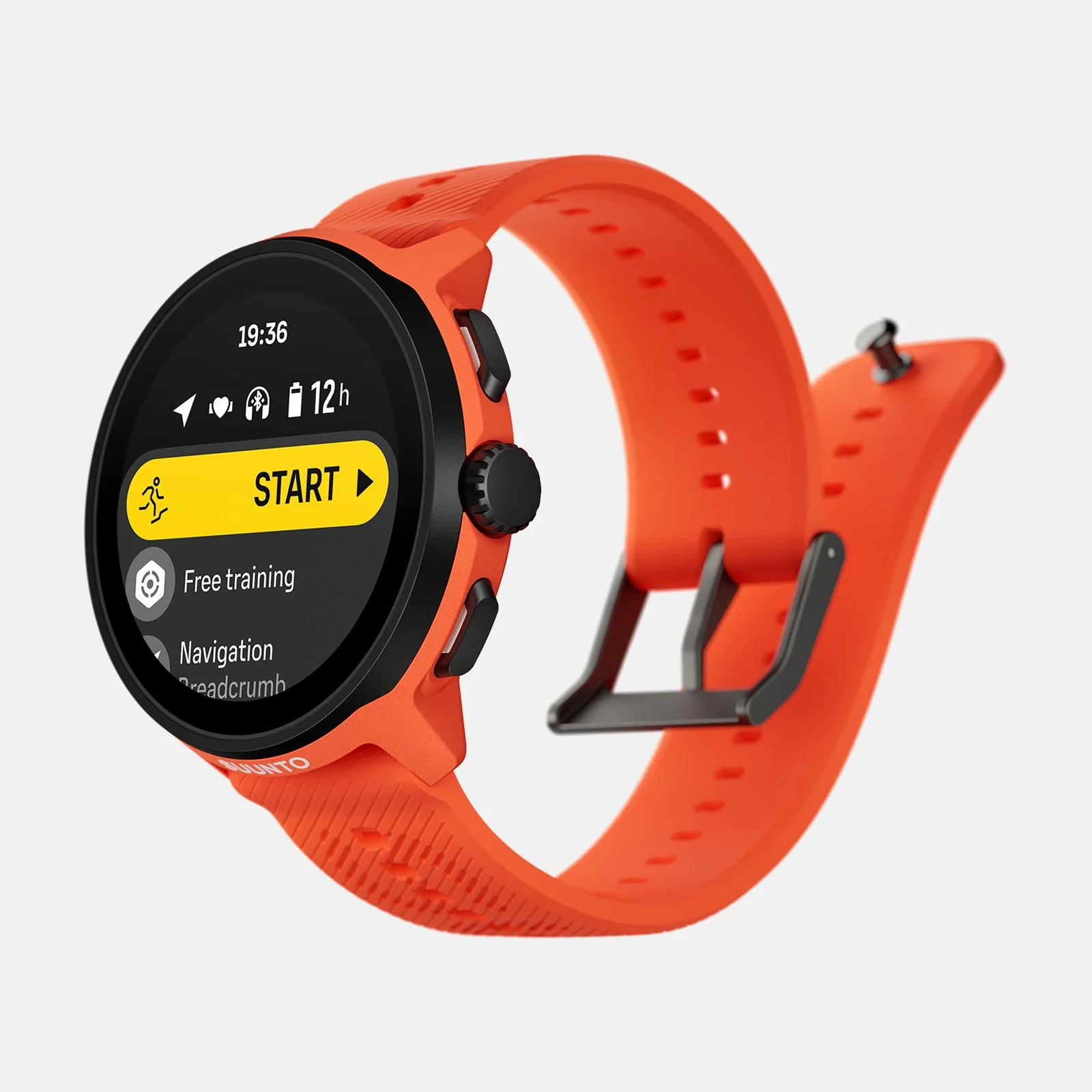 Suunto Run Coral Orange with Silicone Strap - Image 4