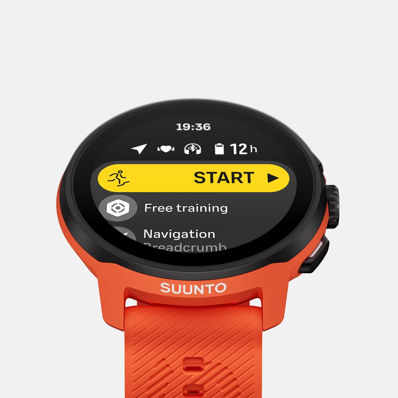 Suunto Run Coral Orange with Silicone Strap - Image 6