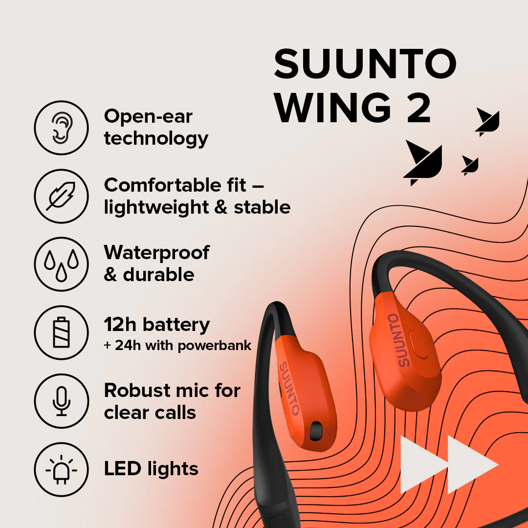 Suunto Wing 2 Coral Orange - Image 3